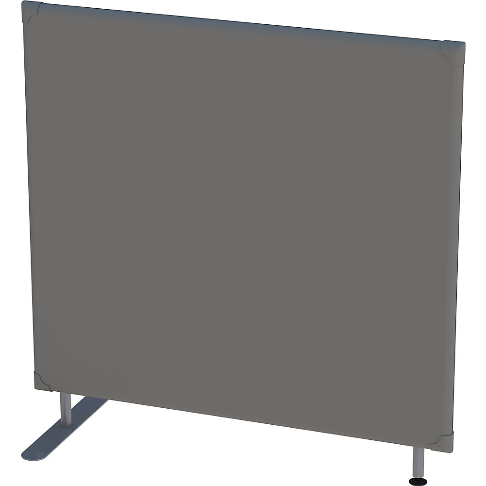 Eurokraft pro Geluiddempende scheidingswand, wandpaneel, h x b = 1200 x 1200 mm, grijs