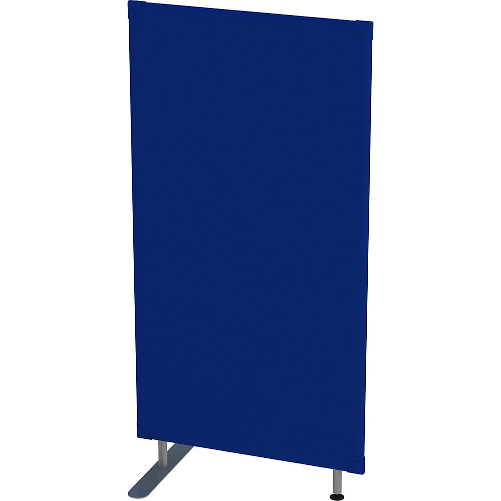 Eurokraft pro Geluiddempende scheidingswand, wandpaneel, h x b = 1600 x 800 mm, blauw