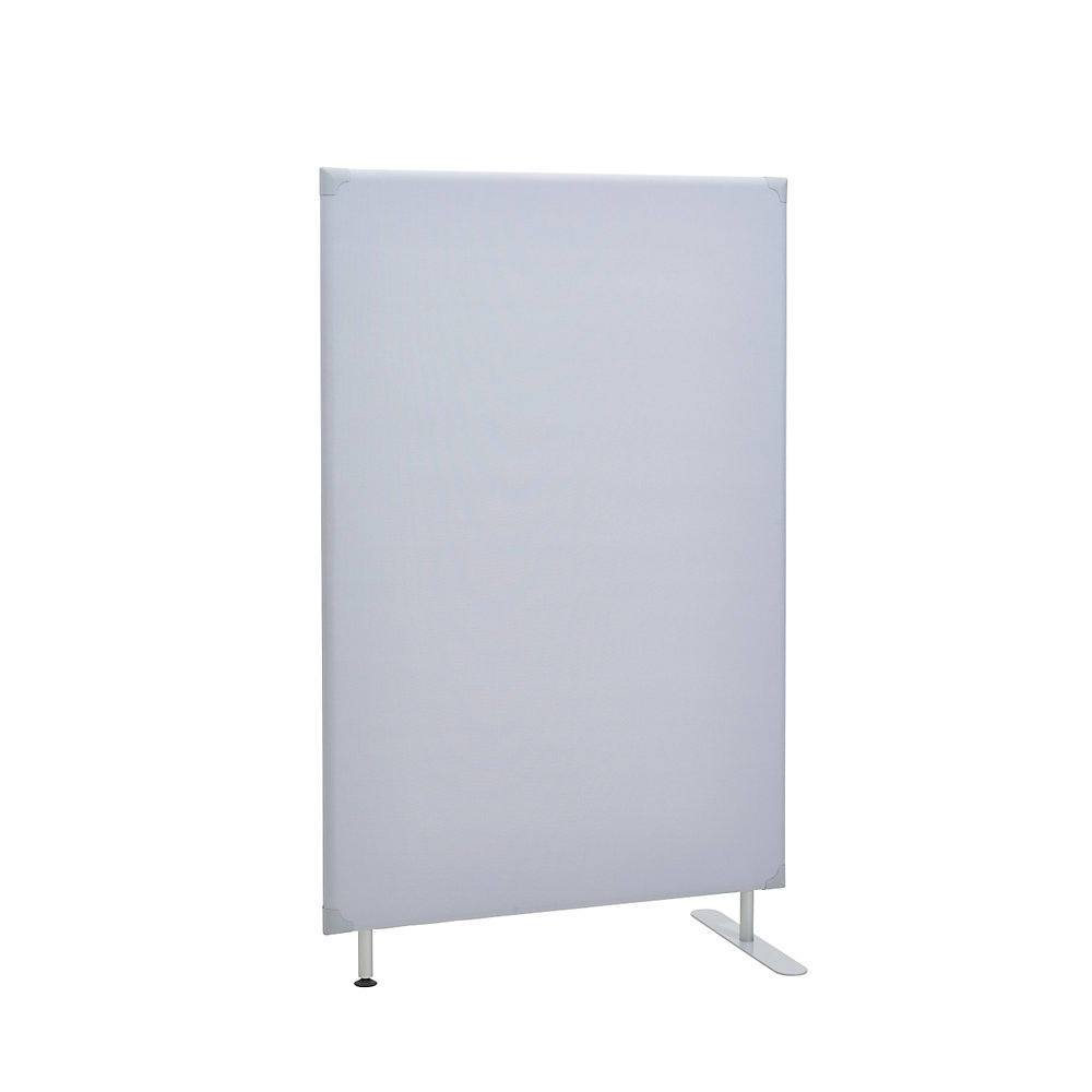 Eurokraft pro Geluiddempende scheidingswand, wandpaneel, h x b = 1600 x 1000 mm, grijs