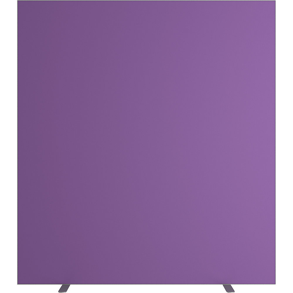 EasyScreen Scheidingswand , h x d = 1740 x 390 mm, lila, breedte 1600 mm