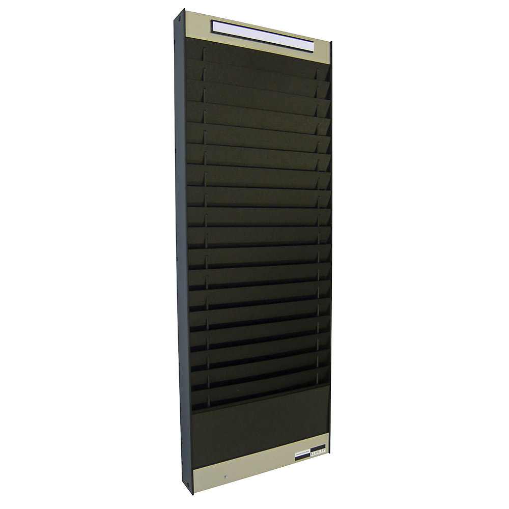 Documenten-sorteerbord, 1 x 18 vakken, A5, horizontaal, zwart, mat