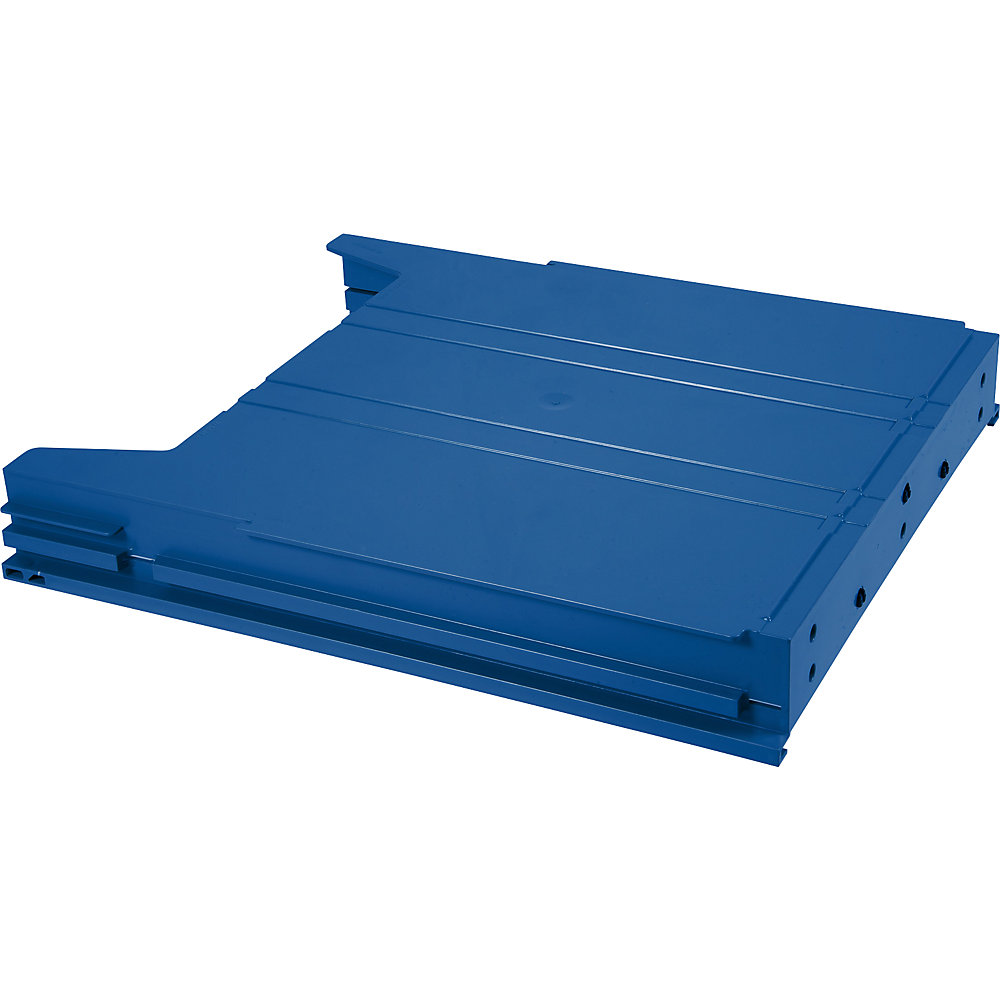 Muursorteerder BIG, voor A4-formaat, vulhoogte 34 mm, opbergvak blauw