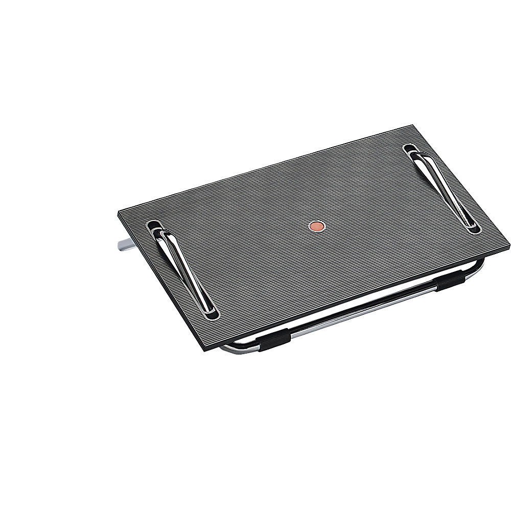 Twinco Voetsteun met hoekfunctie, trede met stalen beugel, traploos verstelbaar, b x d = 480 x 300 mm, zwart, vanaf 3 st.