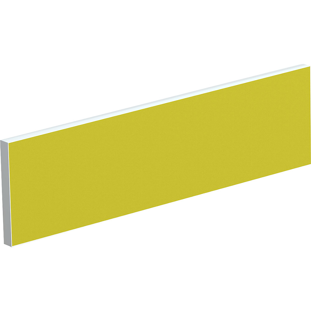 EasyDesk Scheidingswand voor teambureaus, breedte 1200 mm, bekleding groen