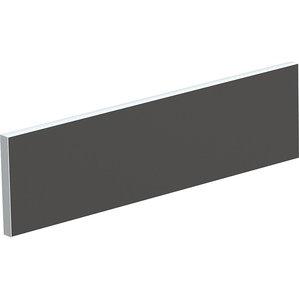 EasyDesk Scheidingswand voor teambureaus, breedte 1200 mm, bekleding antraciet