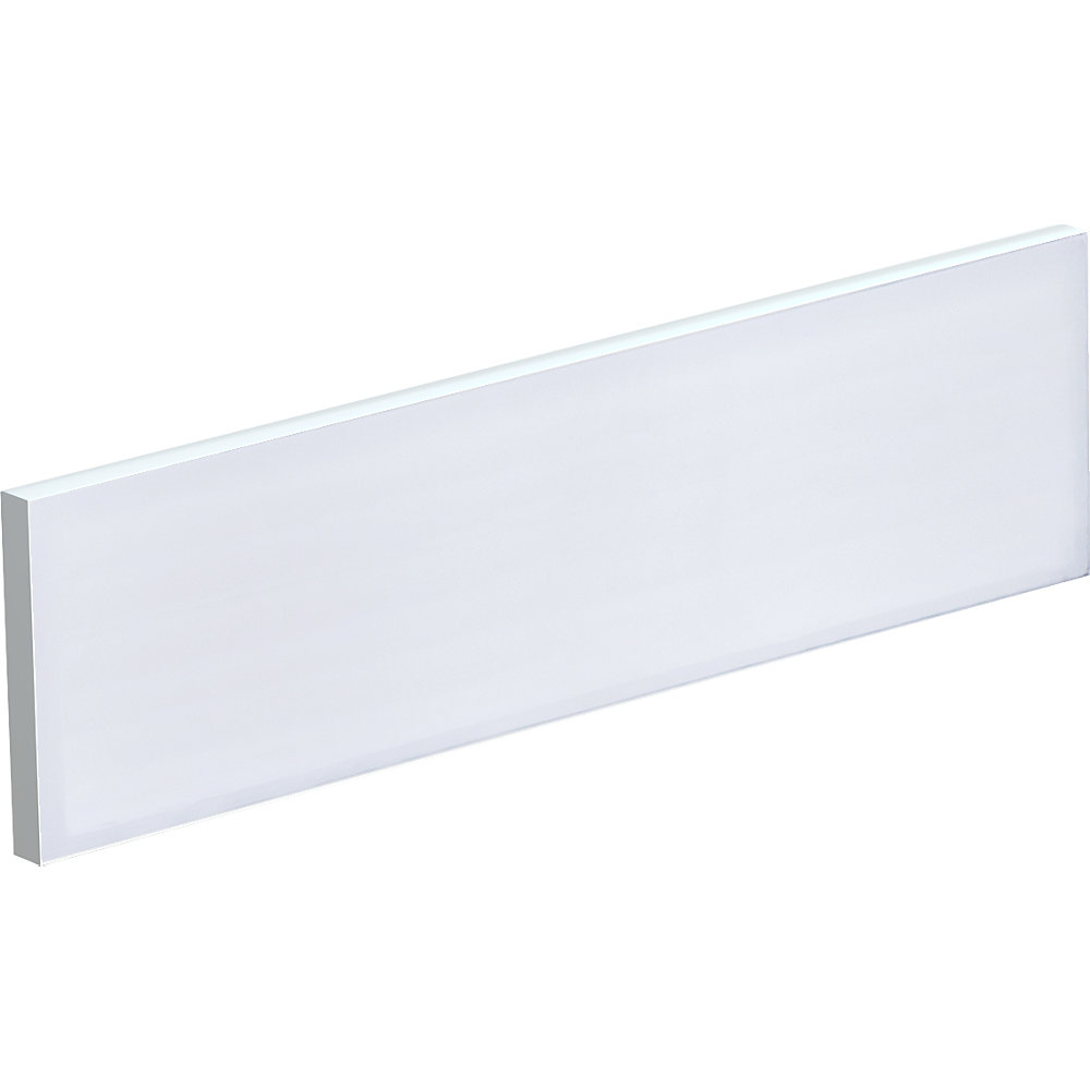 EasyDesk Scheidingswand voor teambureaus, breedte 1200 mm, bekleding wit