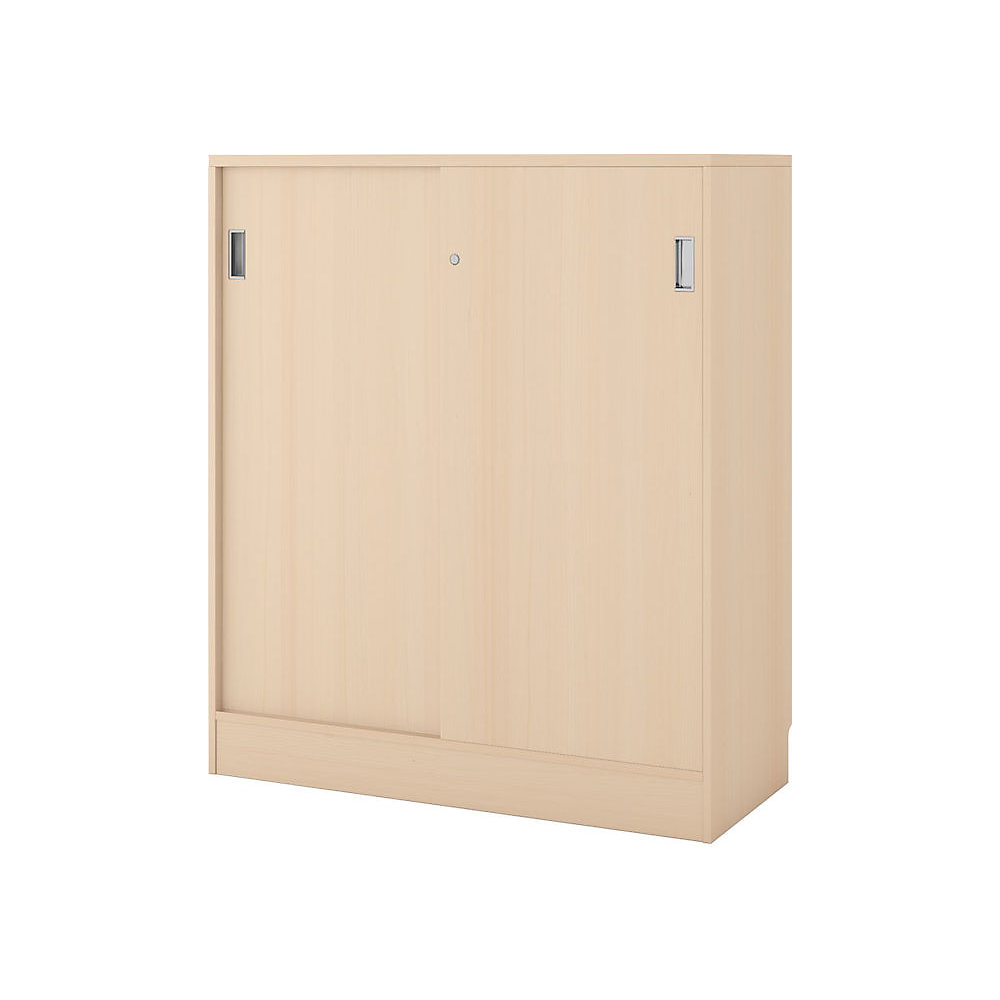 Kast Chicago met schuifdeuren, h x b x d = 1353 x 1215 x 400 mm, berkenhout