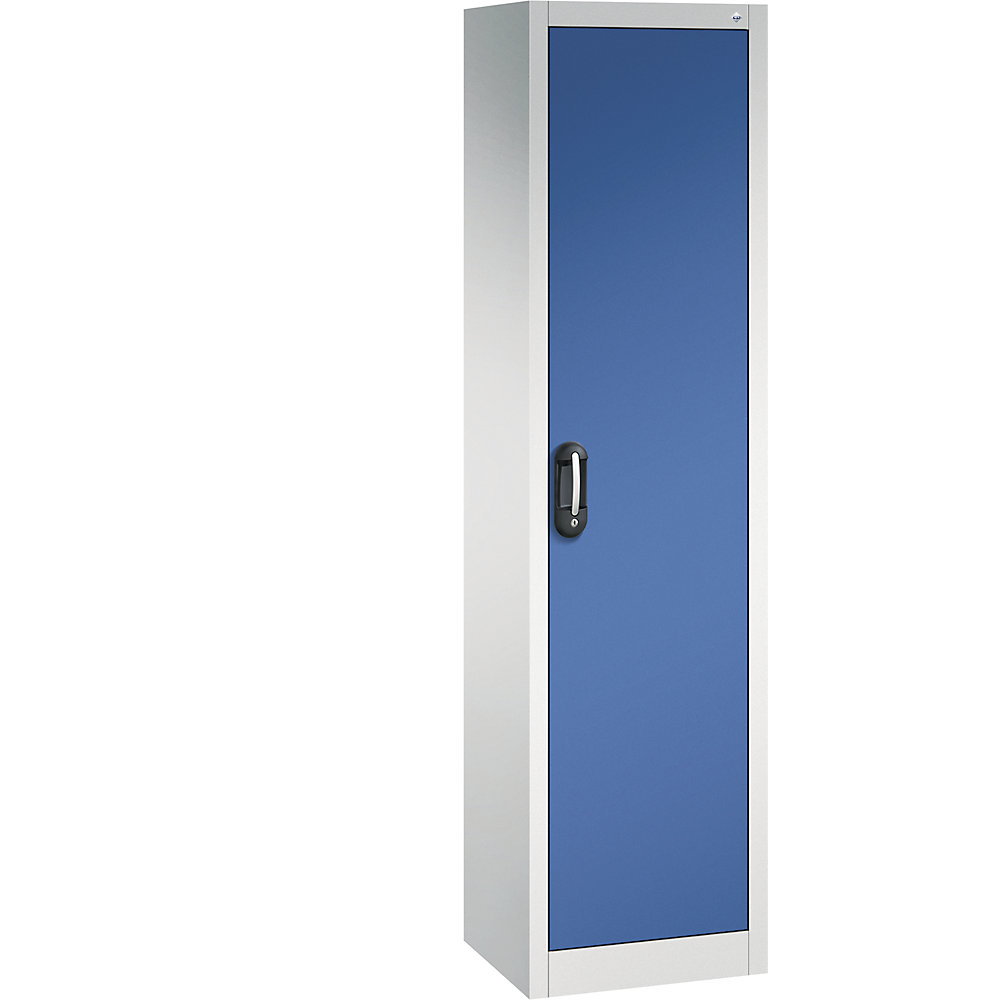 C+P ACURADO universele kast, b x d = 500 x 400 mm, lichtgrijs/gentiaanblauw