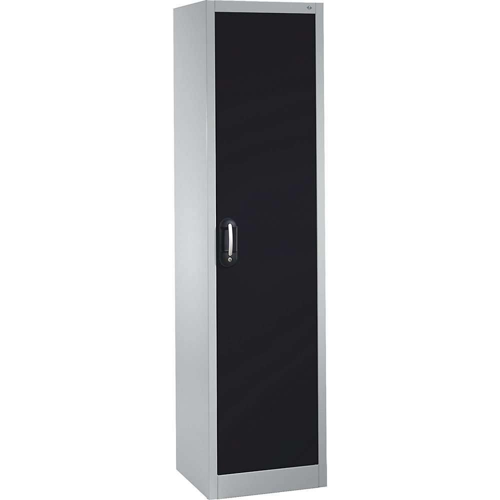 C+P ACURADO universele kast, b x d = 500 x 400 mm, lichtgrijs/zwartgrijs