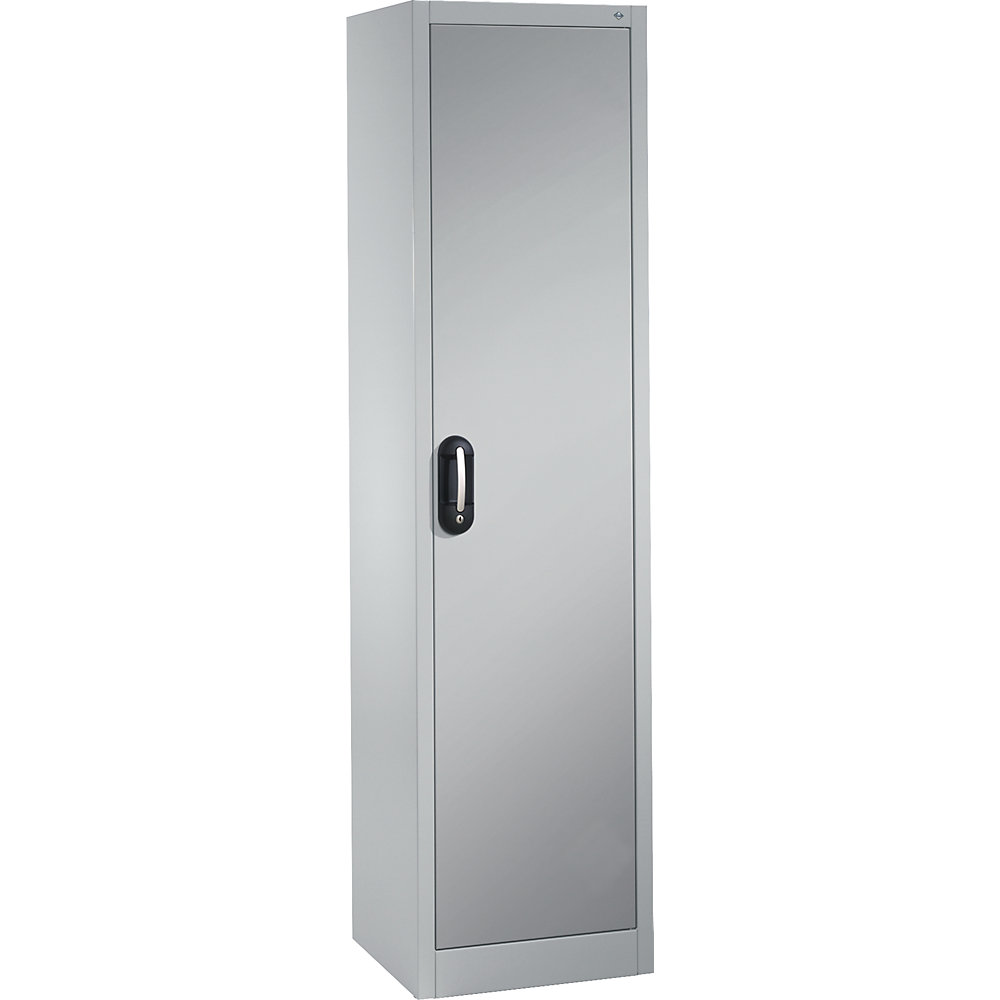 C+P ACURADO universele kast, b x d = 500 x 400 mm, blank aluminiumkleurig/blank aluminiumkleurig