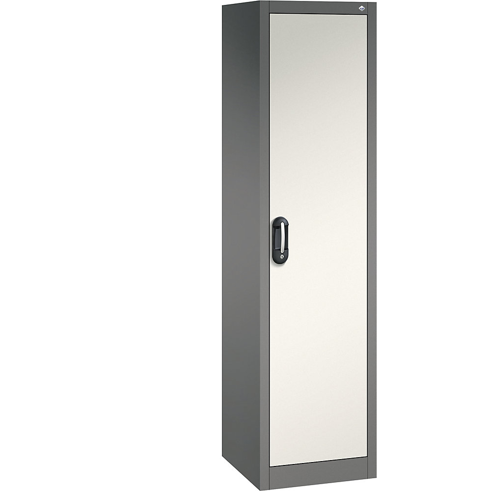 C+P ACURADO universele kast, b x d = 500 x 500 mm, vulkaangrijs/parelwit