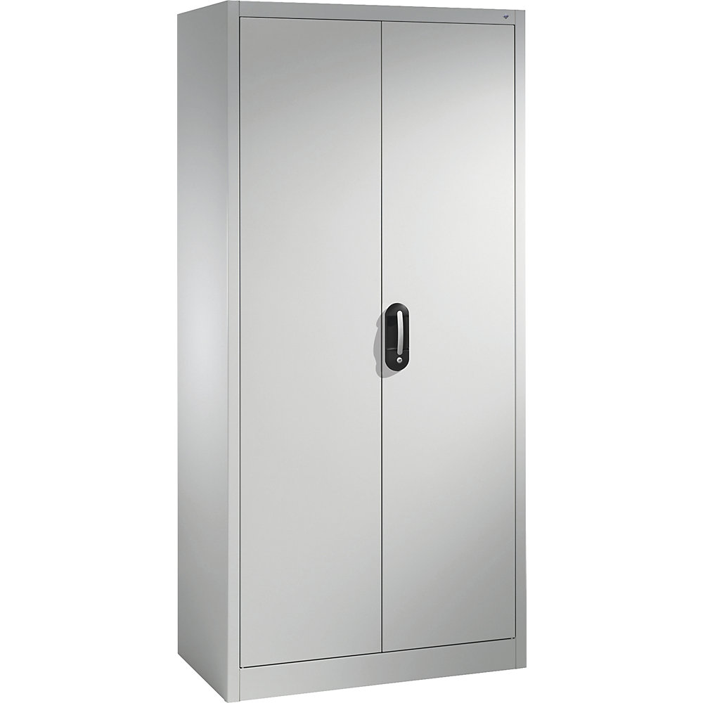 C+P ACURADO universele kast, b x d = 930 x 400 mm, blank aluminiumkleurig / blank aluminiumkleurig, vanaf 2 stuks