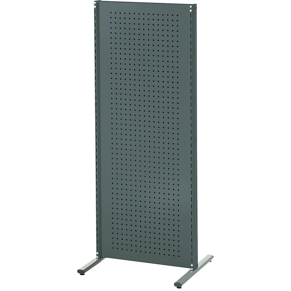 ANKE Industrieel scheidingswandsysteem, basiselement, breedte 800 mm, antracietgrijs