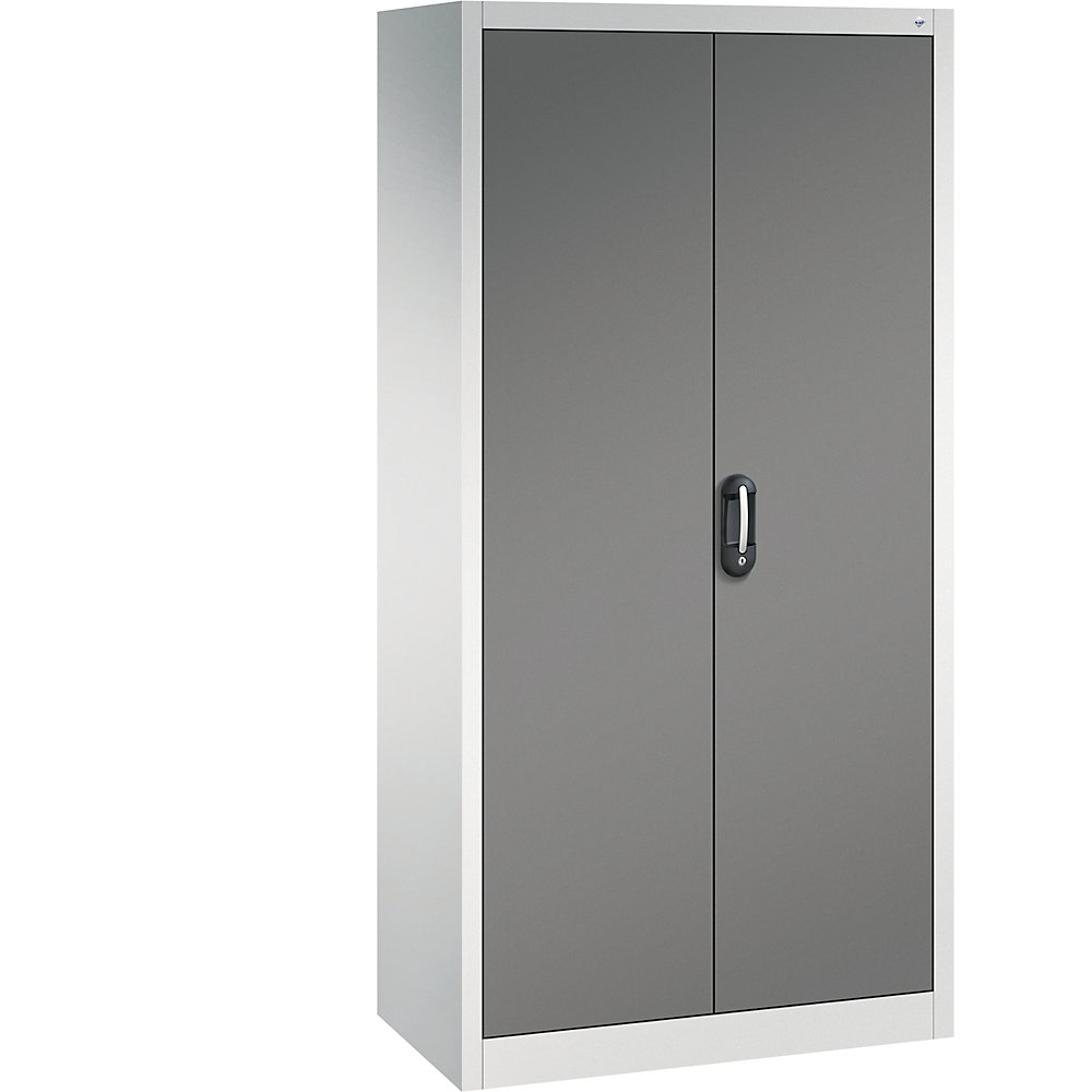 C+P ACURADO universele kast, b x d = 930 x 500 mm, lichtgrijs/vulkaangrijs