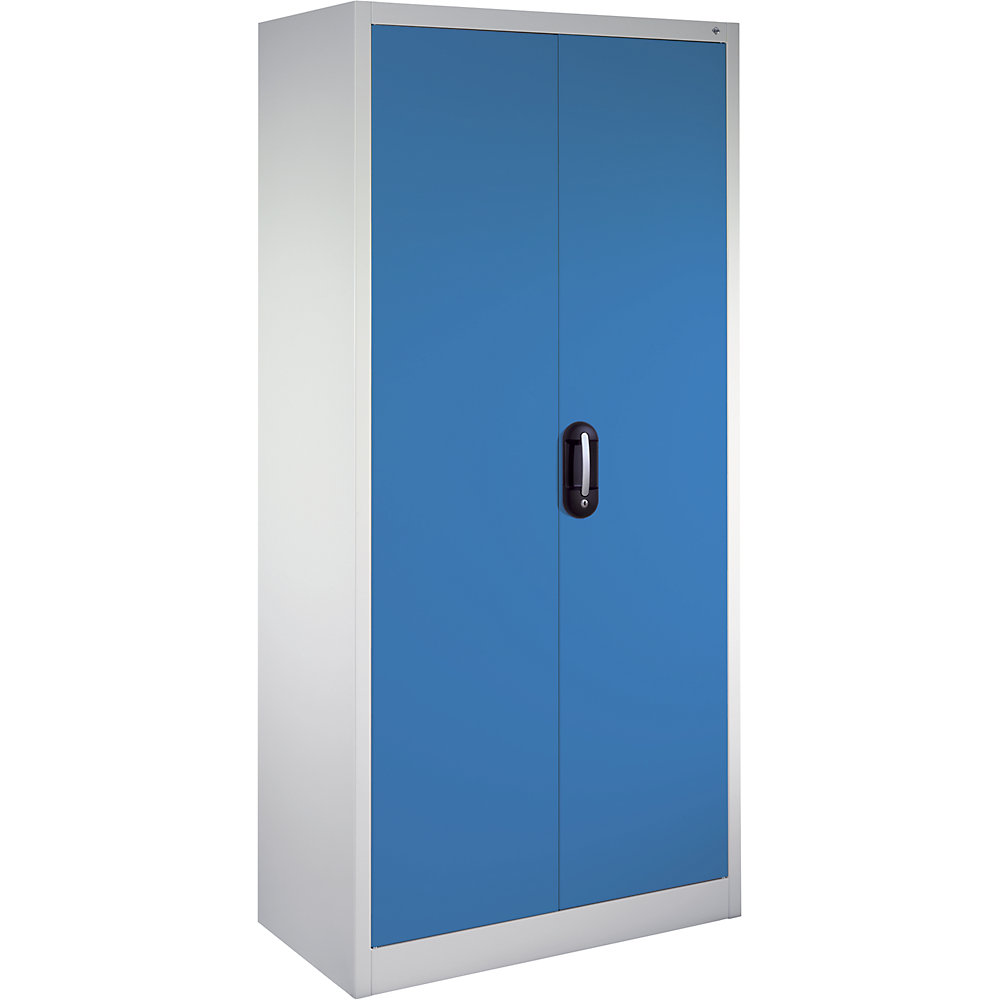 C+P ACURADO universele kast, b x d = 1200 x 400 mm, lichtgrijs / lichtblauw