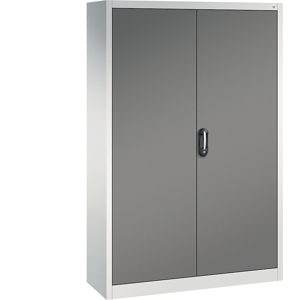 C+P ACURADO universele kast, b x d = 1200 x 400 mm, lichtgrijs/vulkaangrijs