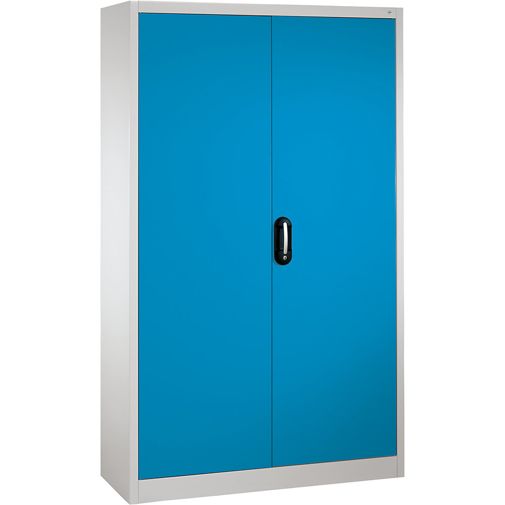 C+P ACURADO universele kast, b x d = 1200 x 500 mm, lichtgrijs / lichtblauw