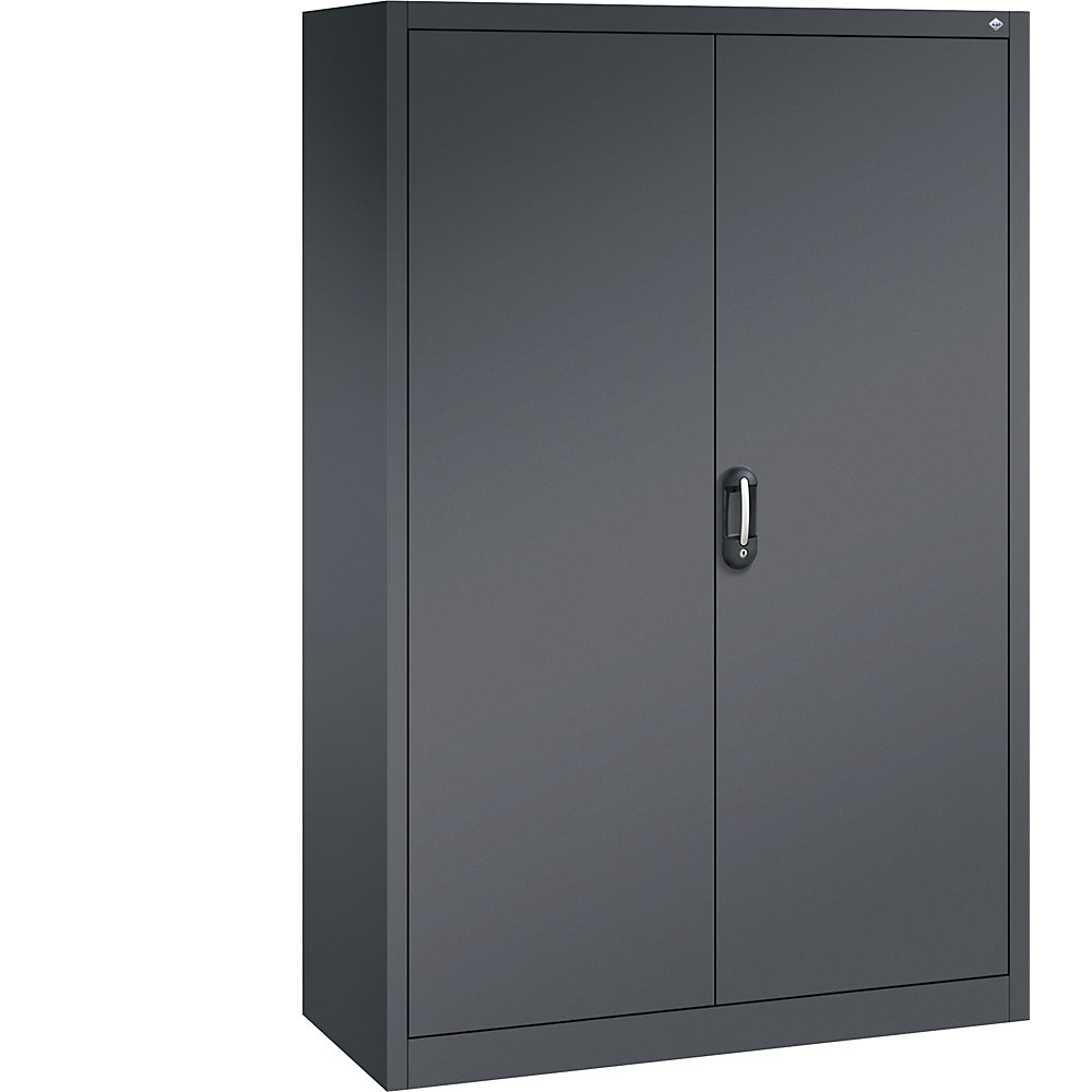 C+P ACURADO universele kast, b x d = 1200 x 500 mm, zwartgrijs/zwartgrijs