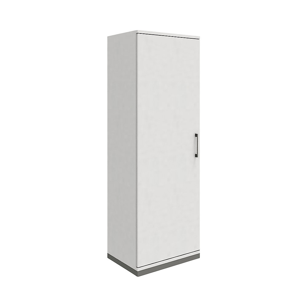Eurokraft pro P12 - Garderobekast, deuraanslag links, wit