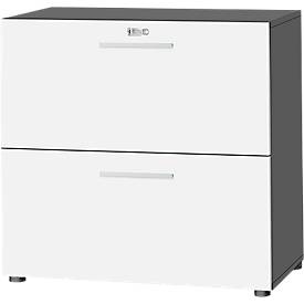 Schäfer Shop Select Schäfer Shop  Select Hangmappenkast SET UP, 2 hangmappenladen, afsluitbaar, B 800 x D 420 x H 744 mm,