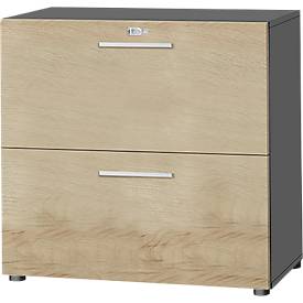 Schäfer Shop Select Schäfer Shop  Select Hangmappenkast SET UP, 2 hangmappenladen, afsluitbaar, B 800 x D 420 x H 744 mm,