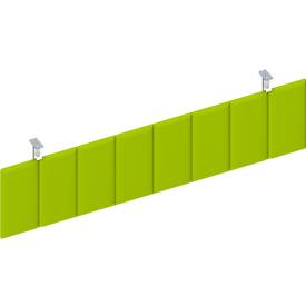 Frontpaneel bureau onder, groen, B 1600 mm