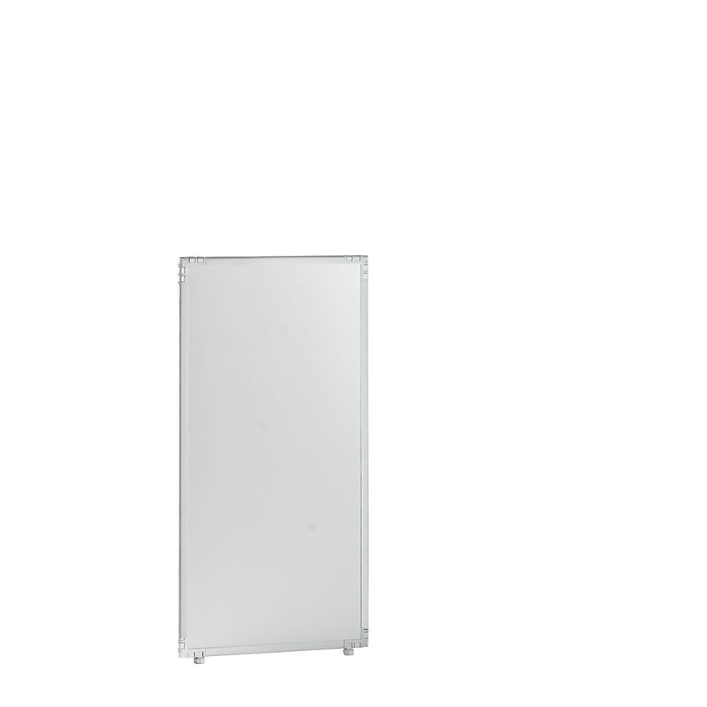 Scheidingswand, kunststof, frame lichtgrijs, 650 x 1300 mm