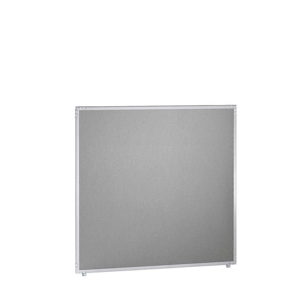 Scheidingswand, vilt, frame lichtgrijs, 1300 x 1300 mm