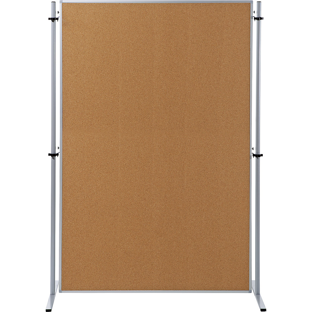 Eurokraft basic Functionele scheidingswand, natuurkurk, h x b = 1800 x 1200 mm, VE = 1 stuk