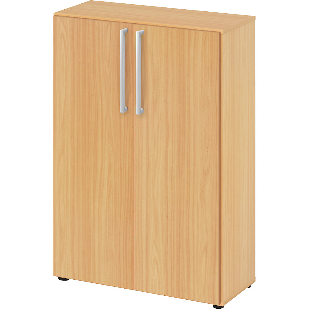 Eurokraft pro Kantoorkast, 2 legborden, h x b x d = 1144 x 800 x 346 mm, beukenhoutdecor