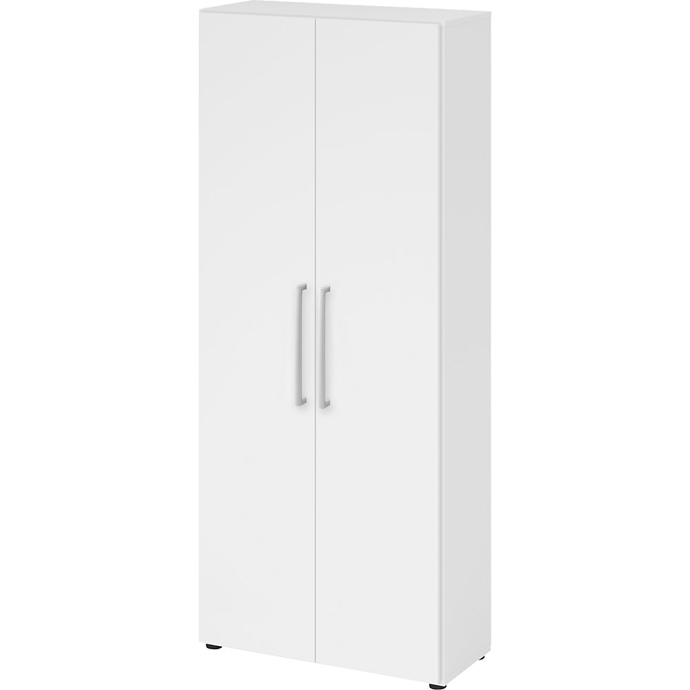 Eurokraft pro Kantoorkast, 4 legborden, h x b x d = 1880 x 800 x 346 mm, wit
