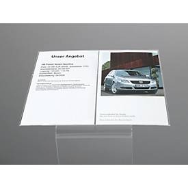 Opzetdisplay, voor vloerstandaard, acryl, A3 liggend