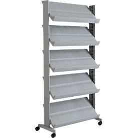 Paperflow Folderhouder UNO - aluminium kleur