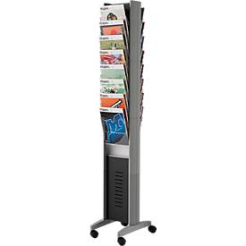 Paperflow Folderhouder EPI, 16 vakken, aluminium