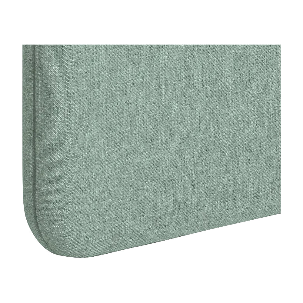 Akoestische bureauscheidingswand Softline Salsa, naar beneden hangend, hoogte 650 mm, textiel, breedte 1600 mm, groen