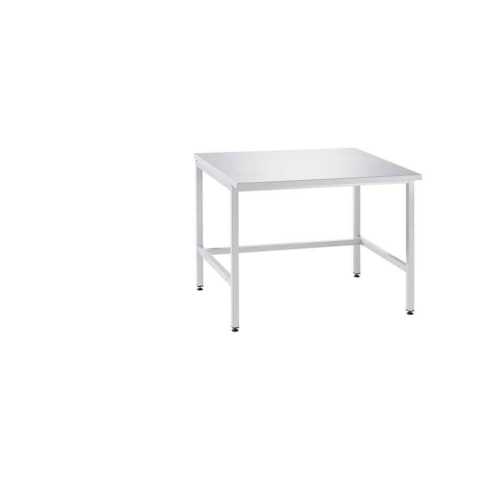 Laboratoriumtafel met H-vormig onderstel, werkhoogte staand 900 mm, b x d = 600 x 750 mm