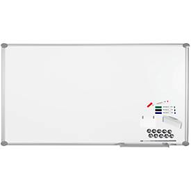 Maul whiteboard Premium 2000 SET, zilver, geëmailleerd, 900 x 1800 mm