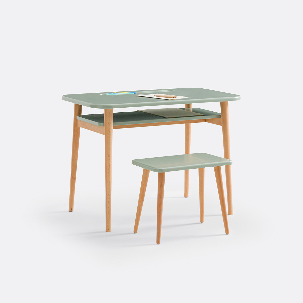 LA REDOUTE INTERIEURS Bureau + bank, school stijl, Jimi