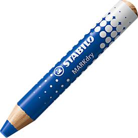 Stabilo Whiteboard marker  MarkDry, ronde punt, 1-10 mm, sneldrogend, 5 stuks, blauw