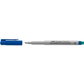 Faber-Castell Marker  Multimark, incl. speciale gum, blauw, M, non-permanent