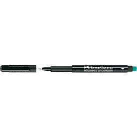 Faber-Castell Marker  Multimark, incl. speciale gum, zwart, F, permanent