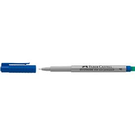 Faber-Castell Marker  Multimark, incl. speciale gum, blauw, F, non-permanent