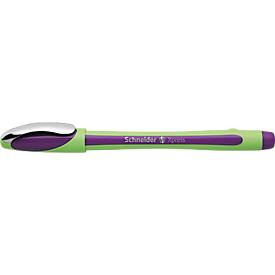 Fineliner Schneider Xpress, lijndikte 0,8 mm, documentveilig, ergonomisch gevormd, kunststof & roestvrij staal, schrijfkleur violet, 10 st.