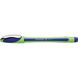 Fineliner Schneider Xpress, lijndikte 0,8 mm, documentveilig, ergonomisch gevormd, kunststof & roestvrij staal, schrijfkleur blauw, 10 st.