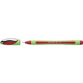 Fineliner Schneider Xpress, lijndikte 0,8 mm, documentveilig, ergonomisch gevormd, kunststof & roestvrij staal, schrijfkleur rood, 10 st.