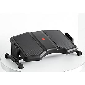Voetensteun Twin Professional, 3-traps in hoogte verstelbaar, antislip coating & massagegroeven, staal/kunststof