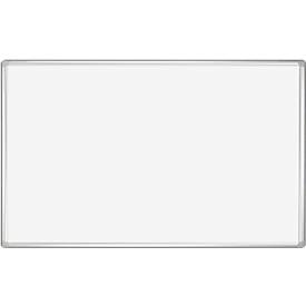 Franken Whiteboard PRO, geëmailleerd, wandmontage in staand en liggend formaat, frame van wit gelakt staal en aluminium, magnetisch, opbergbak, 450 x 600 mm