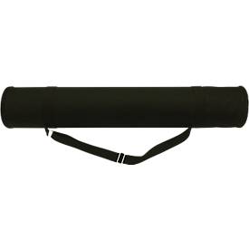 Transportkoffer voor informatieboard - nylon - met draagriem - zwart