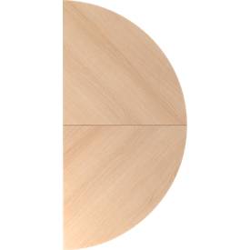 Hjh OFFICE PRO La160 G, Melamine-gecoate spaanplaat, Eiken / grafiet
