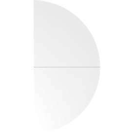 Hjh OFFICE PRO La160 G, Melamine-gecoate spaanplaat, Wit / grafiet